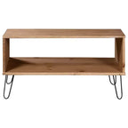 vidaXL Table basse Table d'appoint Table de canapé New York Bois de pin massif