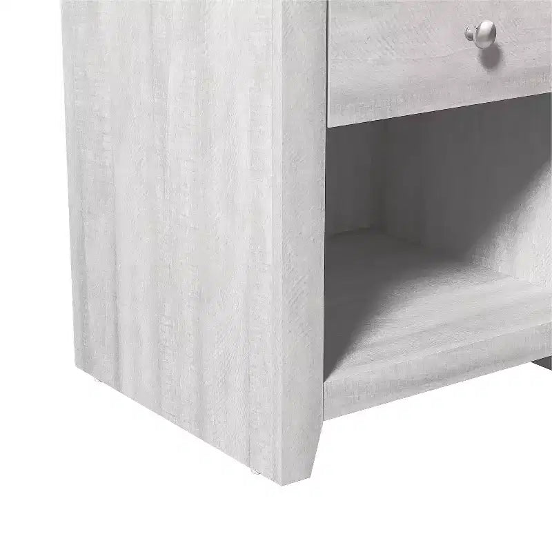 Tables de chevet Galano Modernes à 1 tiroir avec rangement ouvert (lot de 2) 49 L x 43 P x 53 H cm