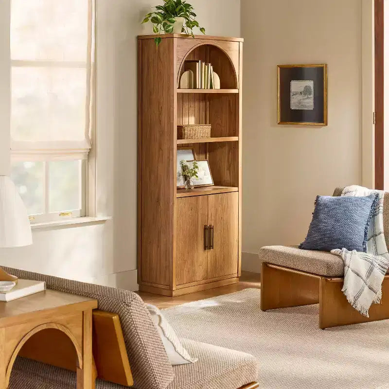 Étagère arche avec portes - Hearth & Hand avec Magnolia
