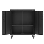 Armoire de rangement en acier roulante VIYET 31 - Armoire métallique robuste verrouillable avec étagère réglable et roulettes silencieuses pour garage et bureau à domicile