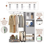 Système de rangement Besiost 20-60 avec porte d'armoire Visualize et tiroirs en bois