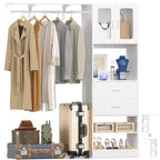 Système de rangement Besiost 20-60 avec porte d'armoire Visualize et tiroirs en bois