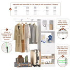Système de rangement Besiost 20-60 avec porte d'armoire Visualize et tiroirs en bois