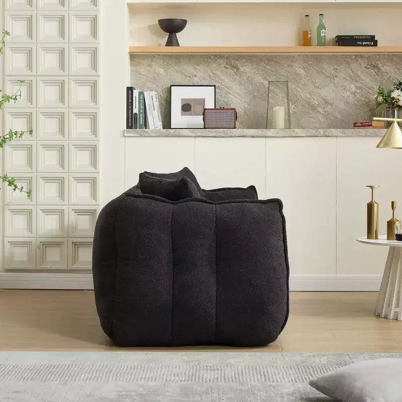 Pouf TUYOHW pour 2 personnes, canapé de sol en mousse haute résilience pour un confort spacieux, siège confortable pour le salon et les espaces partagés
