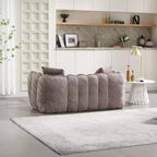 Pouf TUYOHW pour 2 personnes, canapé de sol en mousse haute résilience pour un confort spacieux, siège confortable pour le salon et les espaces partagés