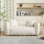 Pouf TUYOHW pour 2 personnes, canapé de sol en mousse haute résilience pour un confort spacieux, siège confortable pour le salon et les espaces partagés