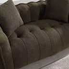 Pouf TUYOHW pour 2 personnes, canapé de sol en mousse haute résilience pour un confort spacieux, siège confortable pour le salon et les espaces partagés