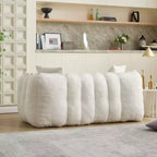 Pouf TUYOHW pour 2 personnes, canapé de sol en mousse haute résilience pour un confort spacieux, siège confortable pour le salon et les espaces partagés