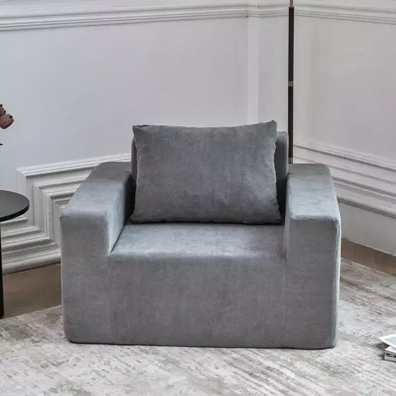 TUYOHW Grand Canapé Poire, Chaise de Sol en Mousse Haute Densité avec Oreiller Inclus, Canapé Paresseux Moderne pour Adultes dans le Salon