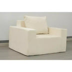 TUYOHW Grand Canapé Poire, Chaise de Sol en Mousse Haute Densité avec Oreiller Inclus, Canapé Paresseux Moderne pour Adultes dans le Salon
