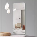TUYOHW Modern Full Length Body Mirror for Bedroom,Dressing Room,Explosion-proof Standing Full Wall Mirror with Round Corner,59.05