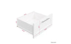 Armoire de chambre à coucher de 180 cm, armoire de rangement autoportante à 2 portes, armoire moderne à 3 étagères, blanche