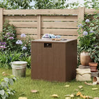 COZONY Coffre de terrasse extérieur 106 litres, en résine robuste et étanche avec couvercle verrouillable pour coussins de patio, fournitures de jardinage, protection de colis