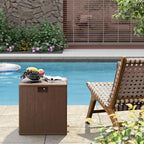 COZONY Coffre de terrasse extérieur 106 litres, en résine robuste et étanche avec couvercle verrouillable pour coussins de patio, fournitures de jardinage, protection de colis