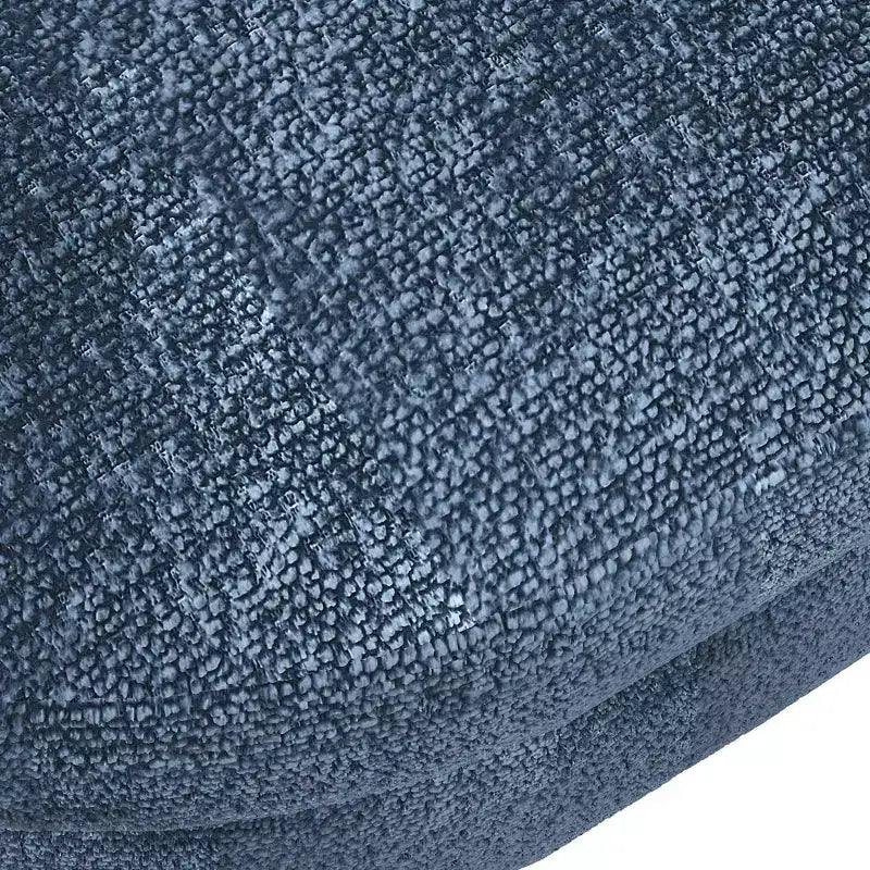 TUYOHW 43 Banc de Rangement Polyvalent Bout de Lit, Banc d'Entrée en Lin Doux, Pouf de Lit Élégant avec Pieds en Bois d'Hévéa, Capacité de 113 kg