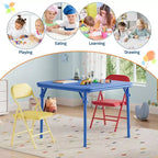 Ensemble table et chaises pliantes Acekool pour enfants, ensemble de table d'activités 3 ou 5 pièces pour garçons et filles pour salle à manger, garderie, salle de classe