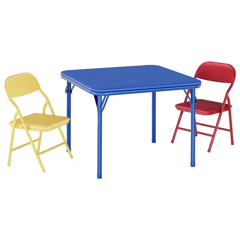 Ensemble table et chaises pliantes Acekool pour enfants, ensemble de table d'activités 3 ou 5 pièces pour garçons et filles pour salle à manger, garderie, salle de classe