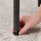 Ensemble de 3 pièces pour table à manger à hauteur de comptoir industrielle avec 2 tabourets à hauteur de comptoir en PU, pour cuisine ou bar à la maison peu encombrant - Panipeachy