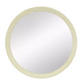 20 Inch Round Mango Wood Wall Mirror