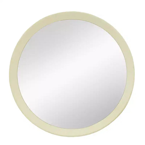 20 Inch Round Mango Wood Wall Mirror