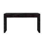 Table console incurvée Clihome avec rangement, table d'entrée en bois avec 2 tiroirs, tables consoles rustiques de style fermier pour entrée, couloir, salon