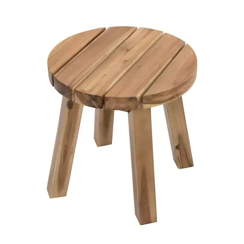 Table d'appoint ronde en bois massif D16x16