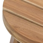 Table d'appoint ronde en bois massif D16x16