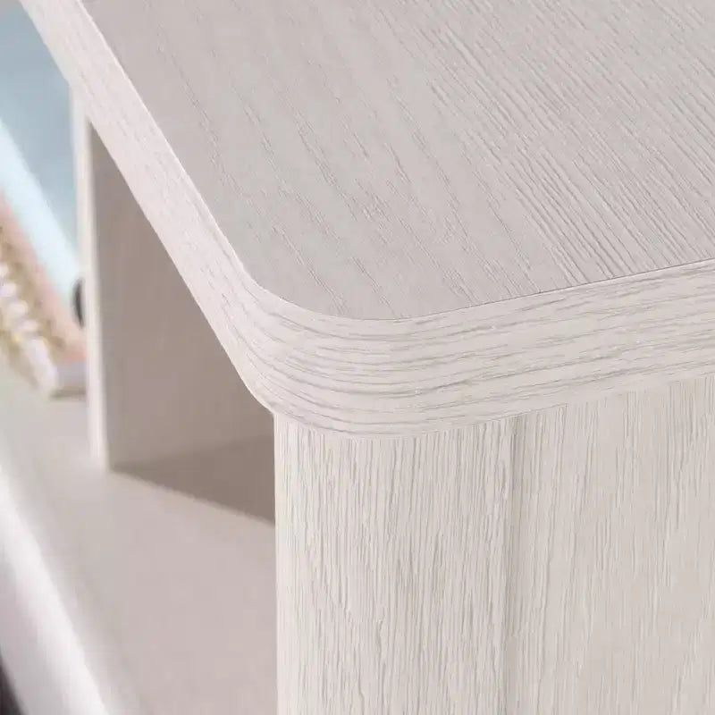 Tête de lit bibliothèque en bois moderne GDFStudio Tetsuya pour lit double/grand lit avec compartiment de rangement spacieux