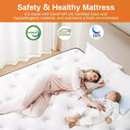 Matelas Queen en boîte 14 pouces, mousse à mémoire de forme au gel et ressorts ensachés, matelas hybride mi-ferme, soutien dorsal et isolation des mouvements, lit rafraîchissant pour les personnes dormant sur le côté