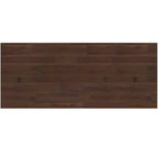 Mitchell Buffet rectangulaire moderne industriel 2 portes en bois d'acacia massif de 41 pouces de large, couleur marron charbon vieilli