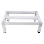 Support de rayonnage en aluminium avec une capacité de 450 kg, étagère alimentaire de sol commerciale pour restaurants, cuisines, magasins
