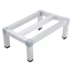 Support de rayonnage en aluminium avec une capacité de 450 kg, étagère alimentaire de sol commerciale pour restaurants, cuisines, magasins