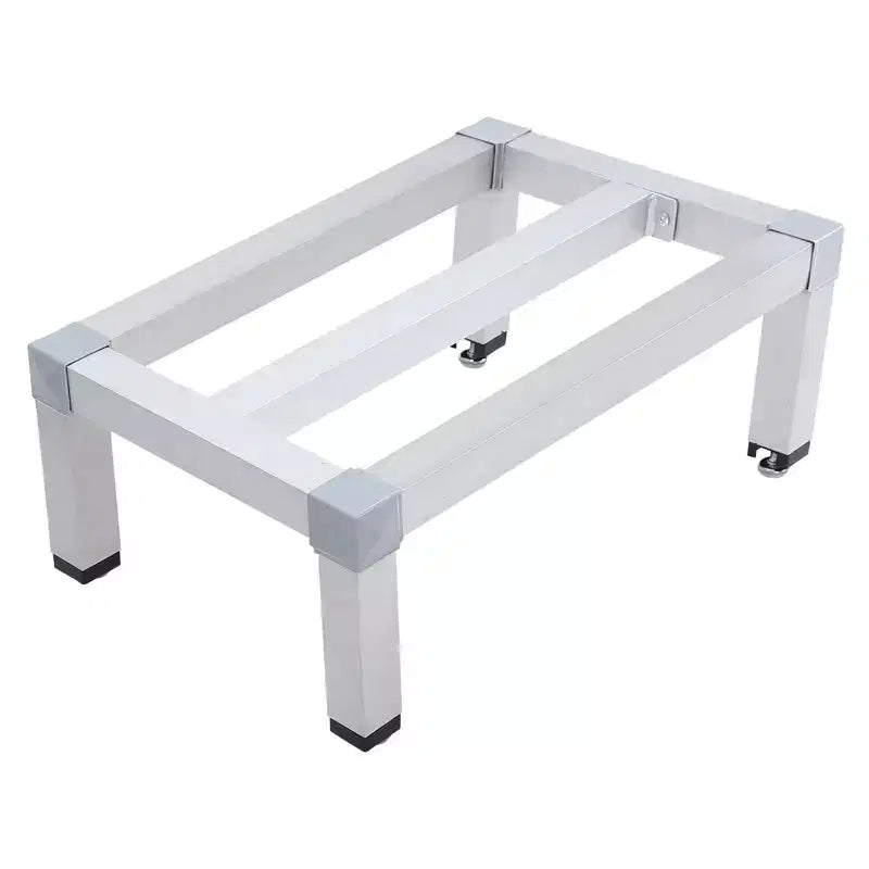 Support de rayonnage en aluminium avec une capacité de 450 kg, étagère alimentaire de sol commerciale pour restaurants, cuisines, magasins