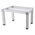 Aluminum Dunnage Rack with 1000lbs Capacity,Commercial Floor Food Shelf for Restaurant,Kitchens,Shops