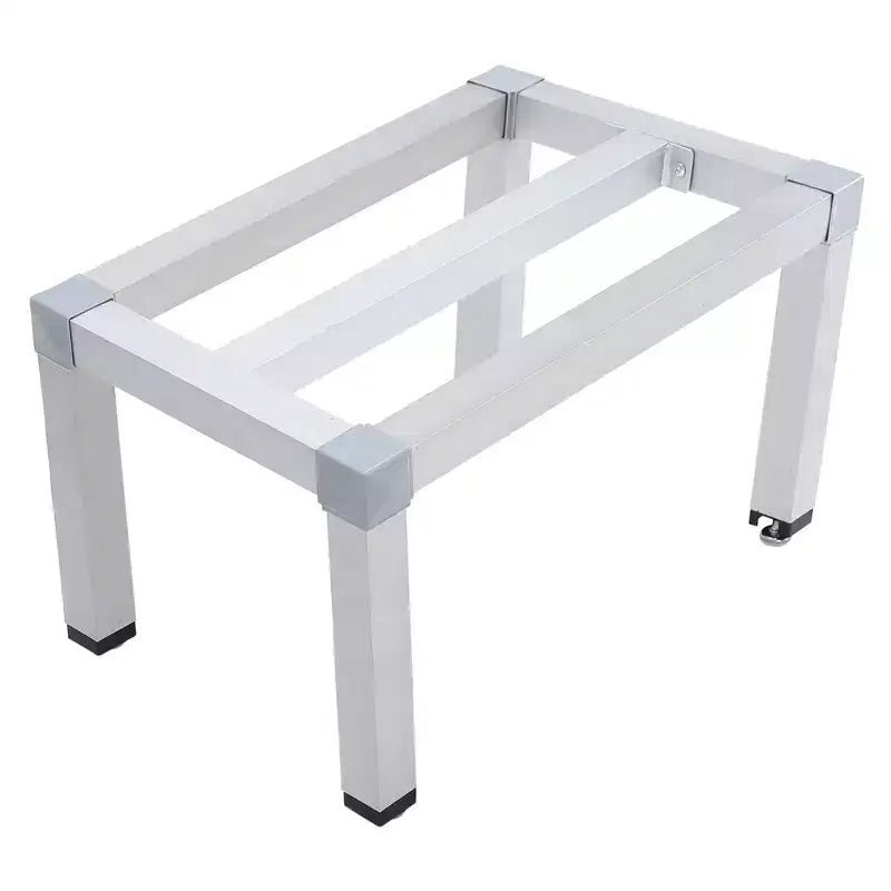 Support de rayonnage en aluminium avec une capacité de 450 kg, étagère alimentaire de sol commerciale pour restaurants, cuisines, magasins