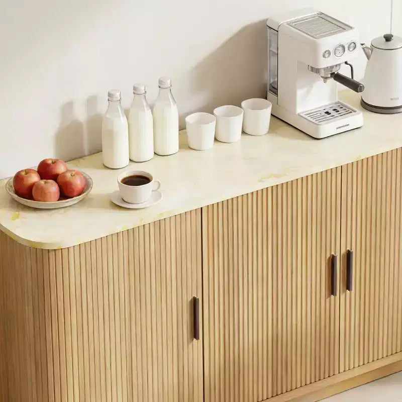 Meuble de buffet Dyonery avec armoire de rangement, armoire à couverts avec étagères réglables, convient aux salons