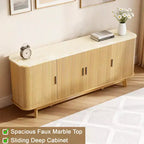 Meuble de buffet Dyonery avec armoire de rangement, armoire à couverts avec étagères réglables, convient aux salons