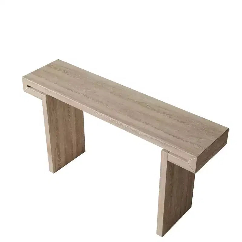 TUYOHW 60IN Table Console Rustique de Ferme, Table d'entrée Étroite avec Finition Bois Vieilli, Table d'Appoint pour Canapé, Salon, Couloir