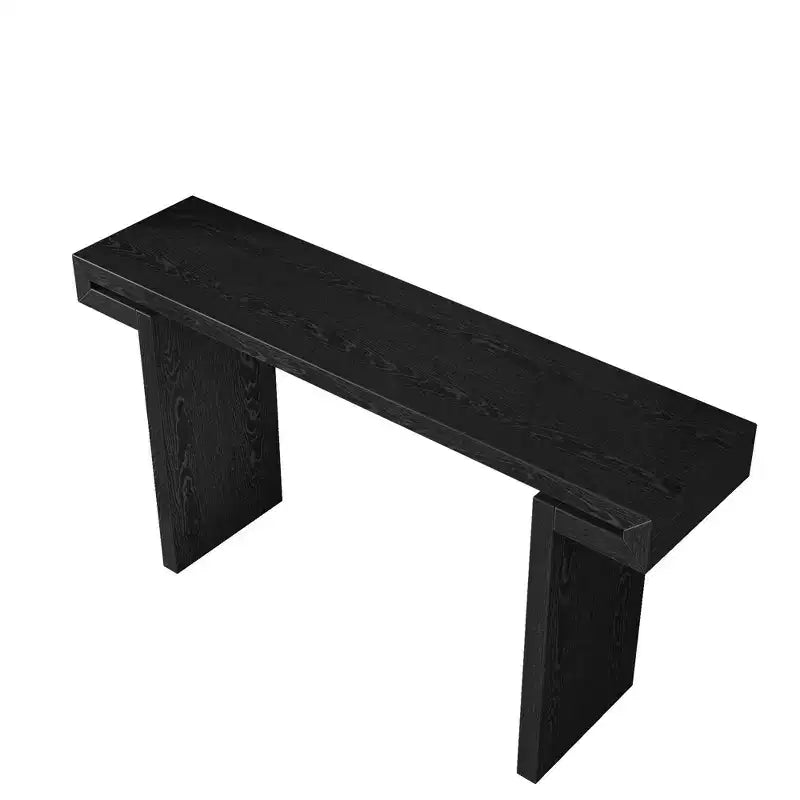 TUYOHW 60IN Table Console Rustique de Ferme, Table d'entrée Étroite avec Finition Bois Vieilli, Table d'Appoint pour Canapé, Salon, Couloir