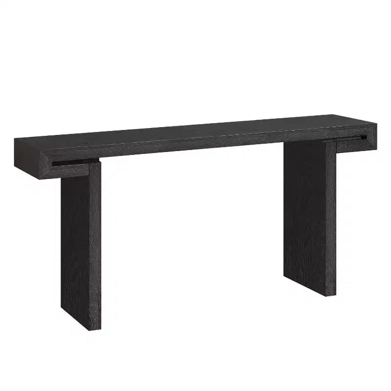 TUYOHW 60IN Table Console Rustique de Ferme, Table d'entrée Étroite avec Finition Bois Vieilli, Table d'Appoint pour Canapé, Salon, Couloir