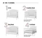 Ensemble de puériculture 3 pièces Child Craft Hampton comprenant un lit de bébé évolutif 4-en-1 et une table à langer