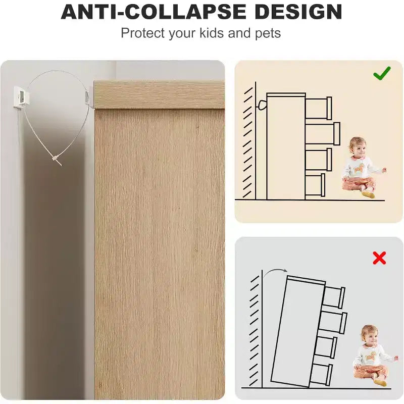 Commode à 4 tiroirs pour chambre à coucher, commode naturelle avec poignées encastrées, organisateur de commode en bois pour salon, chambre d'enfant, entrée