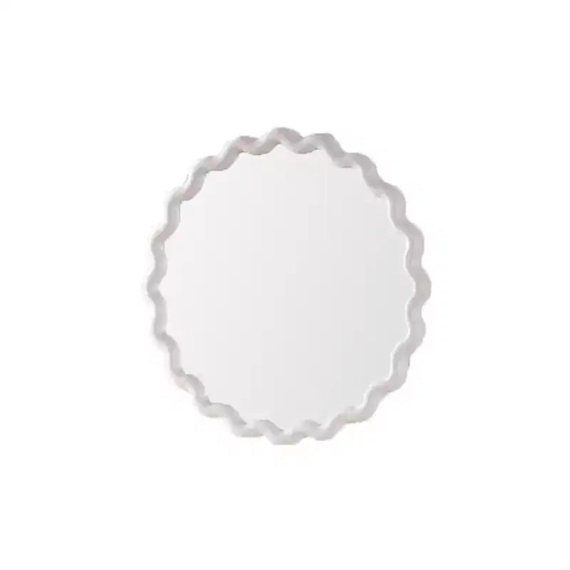 GDFStudio Ning Miroir Mural Rond à Bord Ondulé Moderne