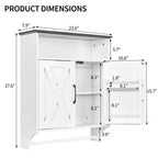Meuble haut de salle de bain VECELO avec éclairage à détecteur, armoire à pharmacie murale avec étagères de rangement et porte-serviettes pour salle de bain ou buanderie, blanc