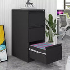 GDFStudio Miao Meuble de classement vertical moderne en acier avec serrure