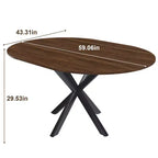 Table d'appoint moderne avec tiroir - Table de chevet pour chambre et salon, MDF aspect bois rustique et plateau en verre trempé, table d'appoint de style industriel