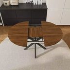 Table d'appoint moderne avec tiroir - Table de chevet pour chambre et salon, MDF aspect bois rustique et plateau en verre trempé, table d'appoint de style industriel