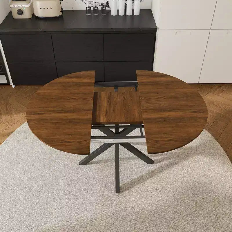Table d'appoint moderne avec tiroir - Table de chevet pour chambre et salon, MDF aspect bois rustique et plateau en verre trempé, table d'appoint de style industriel