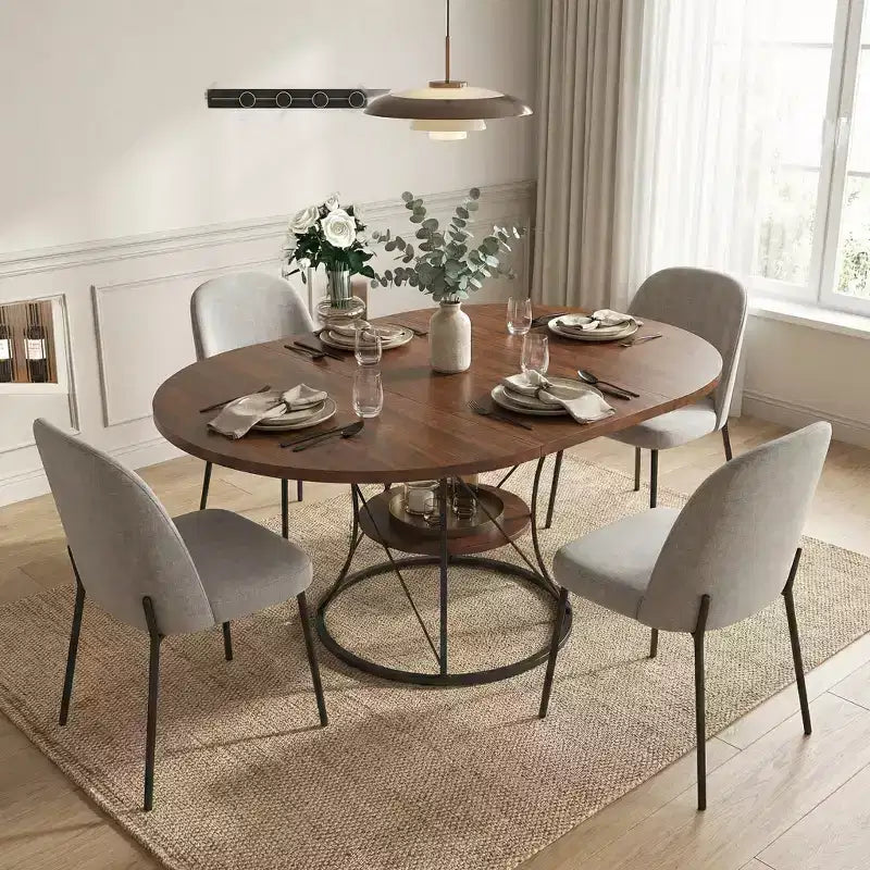 Table d'appoint moderne avec tiroir - Table de chevet pour chambre et salon, MDF aspect bois rustique et plateau en verre trempé, table d'appoint de style industriel