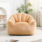 Fauteuil poire, fauteuil poire avec accoudoirs rembourré en mousse haute densité, canapé paresseux confortable, fauteuil poire pour adultes dans le salon
